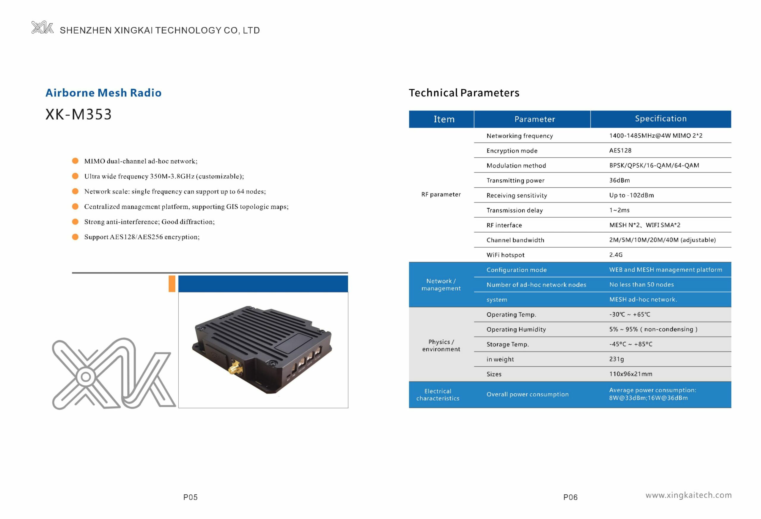 Catalogue Of Shenzhen Xingkai Technology Co. Ltd 04 Scaled
